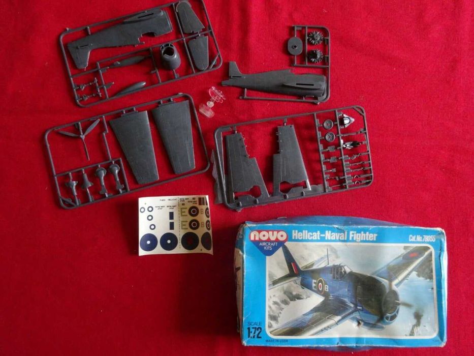 Сборная модель самолета F6F «Хеллкэт» (1/72, NOVO, 1979-80 гг.)
