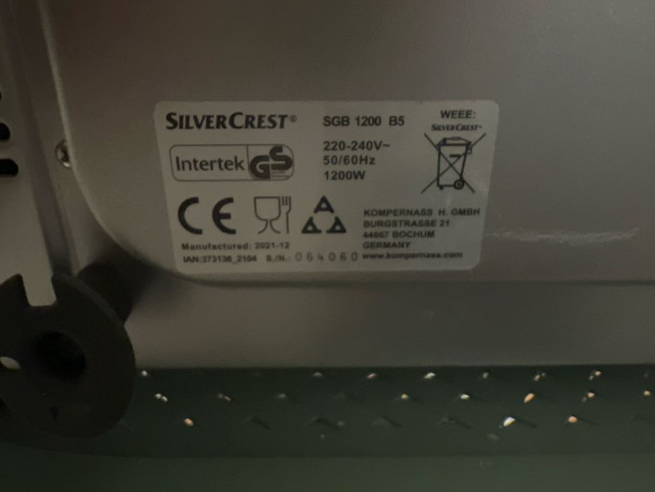 Silvercrest cuptor electric