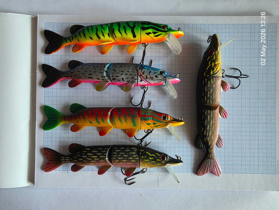 Swimbait WESTIN Mike the Pike - 17 cm - 42 g - set 5 bucati