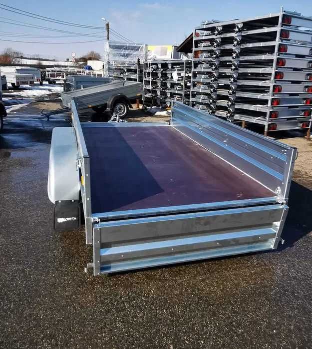 Remorca 750 kg,VESTA 25 DA- 2 axe,dimensiuni 250x135x38 cm- RATE