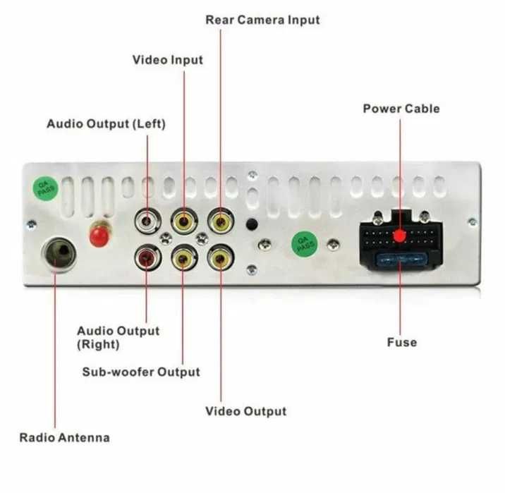 Андроид мултимедия 1 DIN 7" тъчскрийн Android GPS навигация + камера