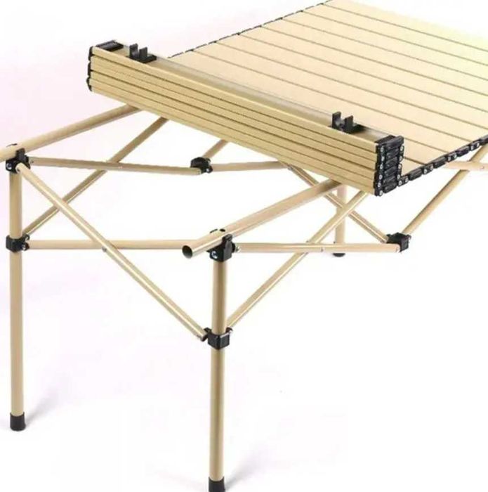 Masa Pliabila Camping Geanta Transport Aluminiu 120 x 55 x 50cm