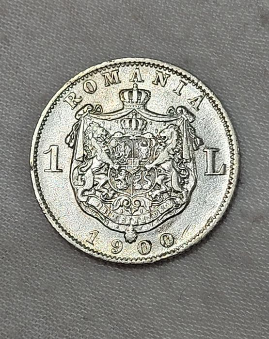 Moneda 1 leu 1873/1874/1900/1906 argint Carol l bani vechi