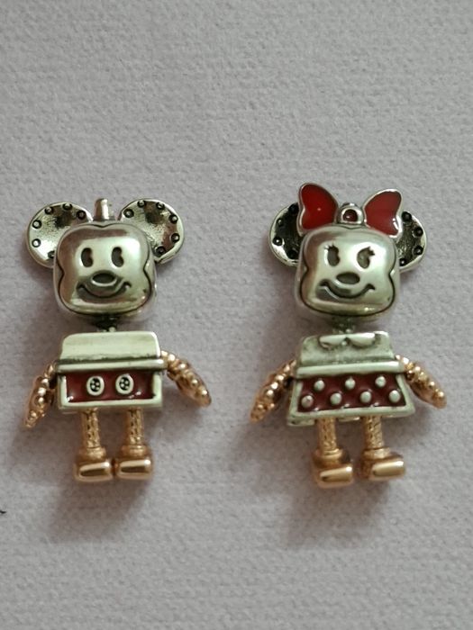 Pandantive argint Mickey și Minny Mouse Mouse