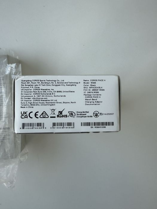 Coros pace 4  Black White