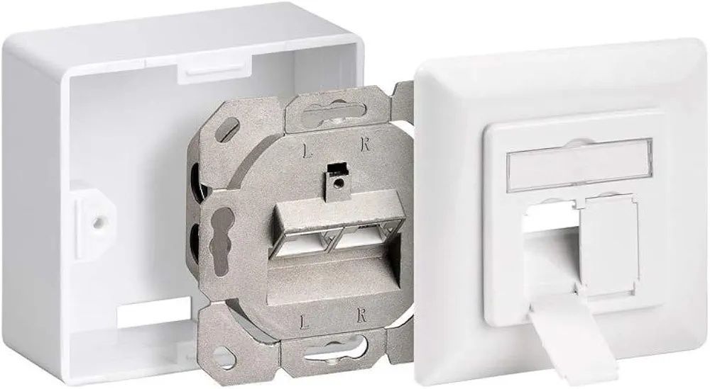 8x Priza dubla de retea FGB cat6