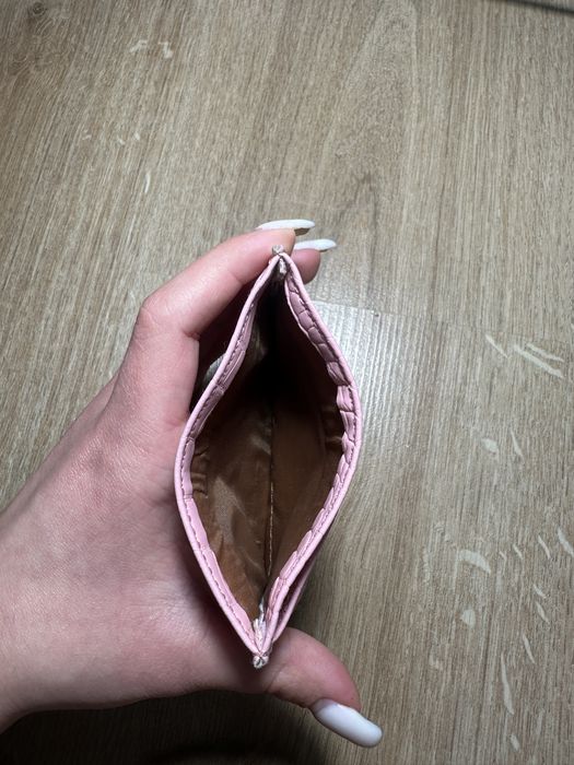 Розов кард холдър(мини портфейл)