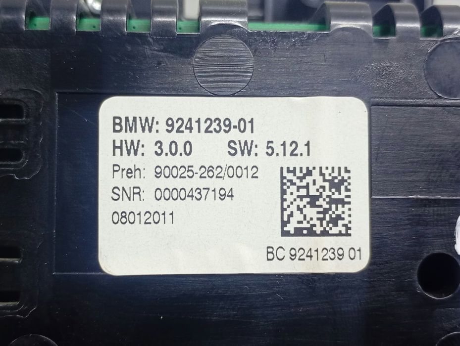 Panou clima ac 9241239-01 BMW Seria 5 F11 (2009 - 2013) 3.0 d N57D30O0