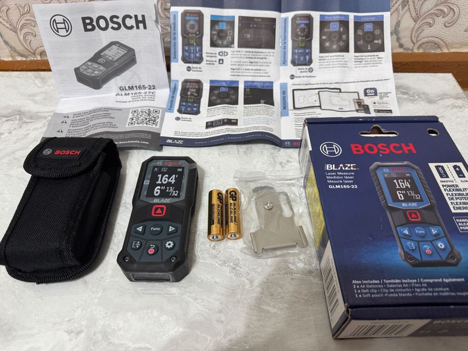 Bosch 18V шуруповёрты, гайковёрты, GLM дальномер 50m  Bosch Meter 50m