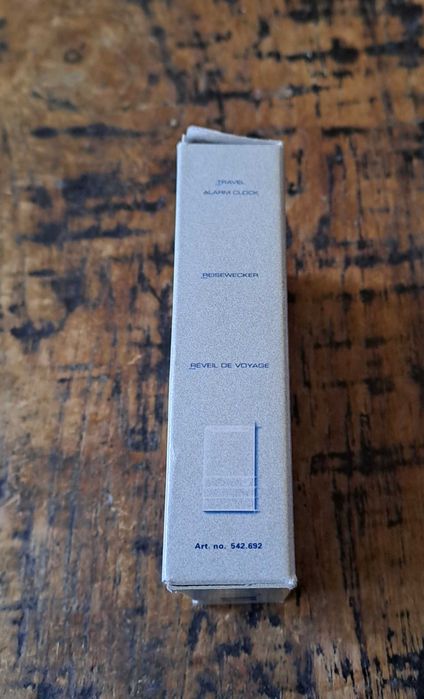 часовник будилник за бюро Марксман, капак и светлина за циферблата