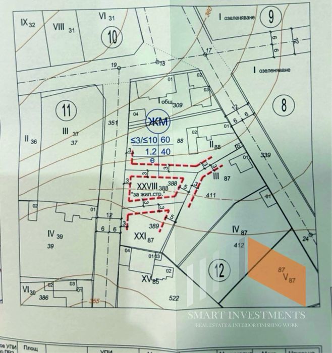 Парцел в  с. Изгрев на 25 мин. от Варна, за строителство