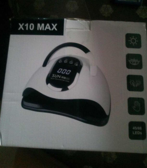 Новинка професиональная лампа уф Led SUN X10 мочная