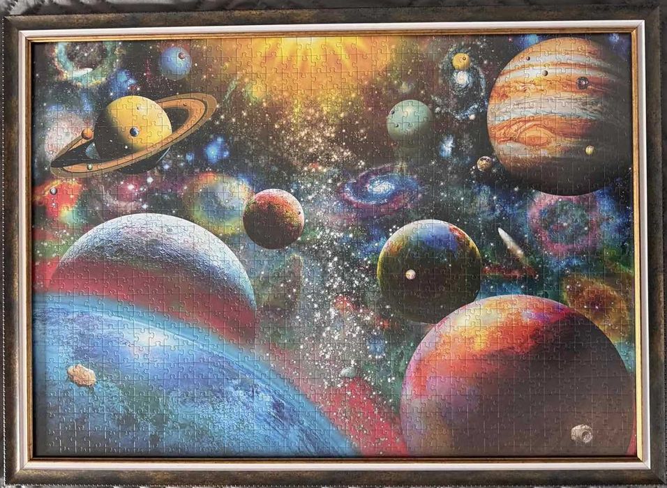 Рамкиран пъзел - космос