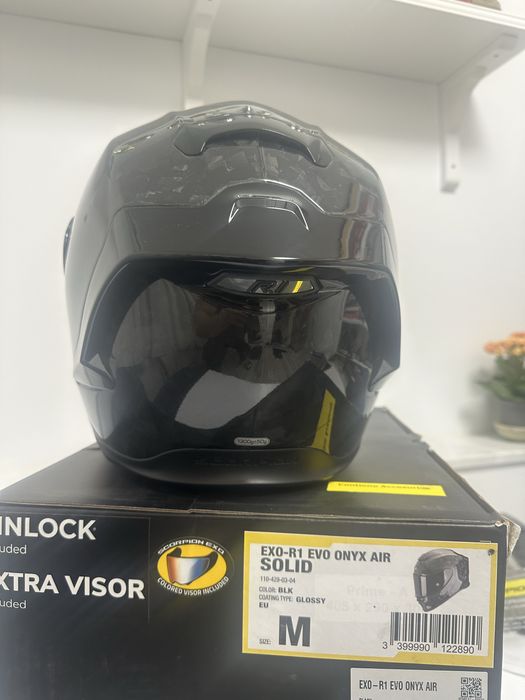 Cască Scorpion EXO R1 Air Onyx Carbon – Mărimea M