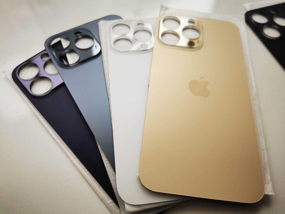 Capac sticla spate carcasa iPhone 13 12 11 x Xs 8 Max Plus Pro geam