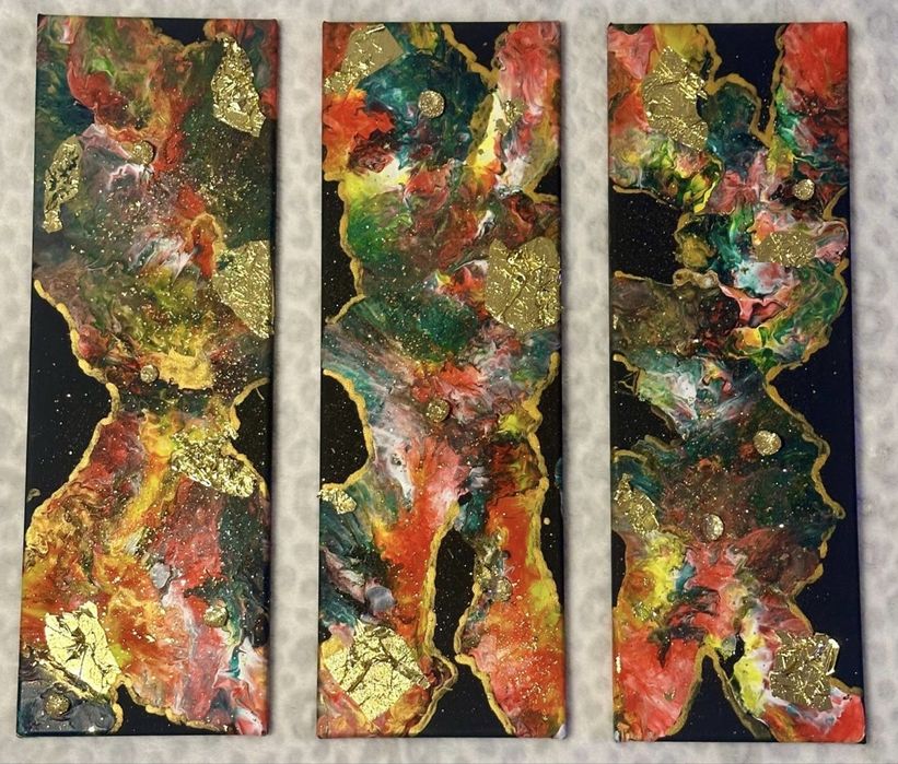 Tablou abstract pe panza!