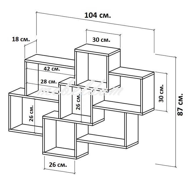 Етажерка за стена,етажерки(код-0283)