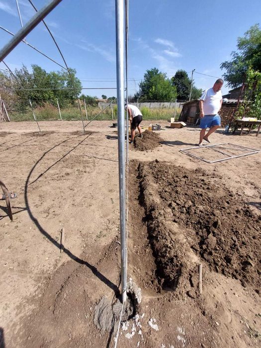 Solar din teava galvanizata Gratis sistem de picurare