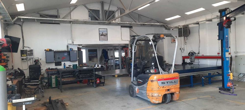 Hala 200 mp birou 35 mp curent 150 KW - Harman