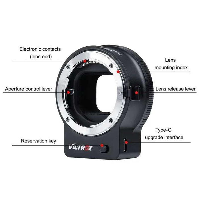 Viltrox NF-Z Адаптер Nikon F към Nikon Z
