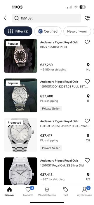 Audemars Piguet 2023 Acte si Cutie