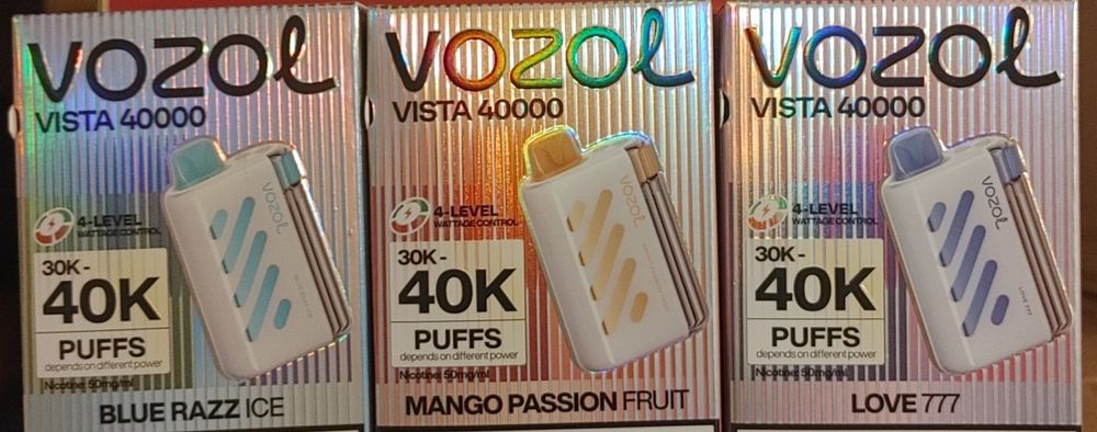 Vozol 40 k pufuri aroma foarte intensa.Livrare gratuita in Bucuresti