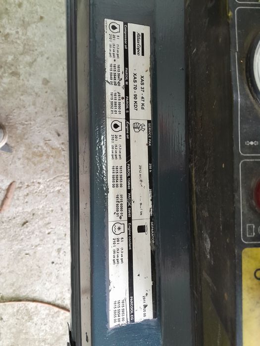 Motocompresor AtlasCopco XAS 37-47KD