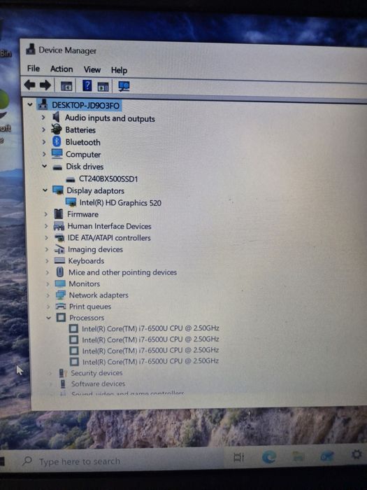 Laptop slim Lenovo i7 ssd ddr4