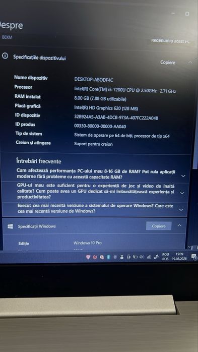 Vând Laptop Lenovo