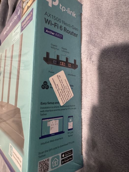 Рутер TP-Link AX1500 Next-Gen Wi-Fi 6 Archer AX17