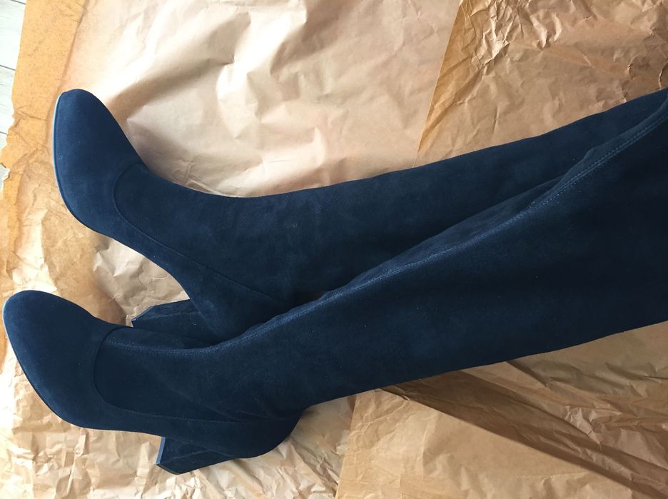 Велурени чизми (overknees) Le Silla, 39, нови