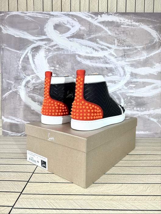 Christian Louboutin High Orange Spikes