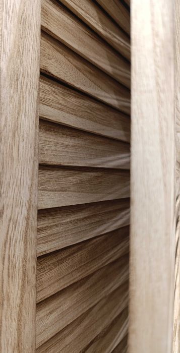 Интериорен Параван регулируем от 2 до 10 Крила, Дървен