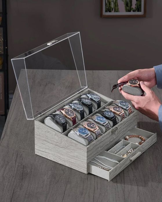 Луксозни кутии за часовници, 6, 12  места