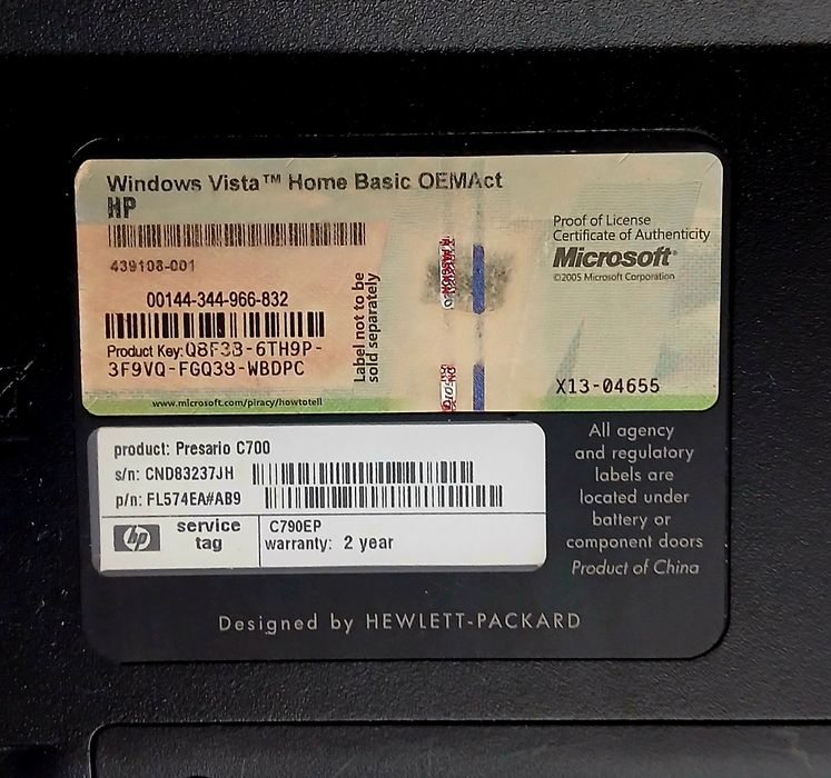 Laptop HP COMPAQ (pentru piese)