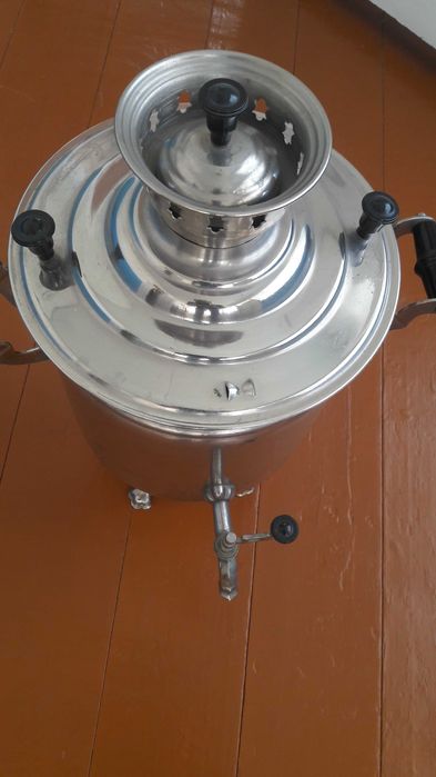 Самовар Новый ещё не разу не использовался.