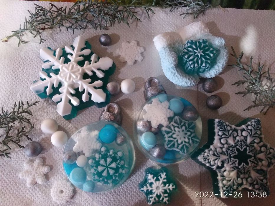 Новоднее подарочное мыльце