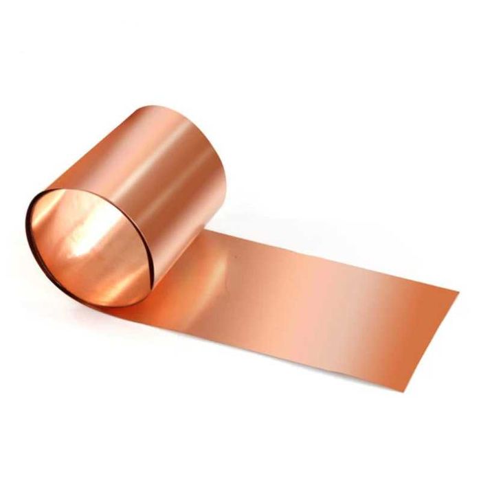 Медная фольга 0.1 мкм, Ширина: 30 мм, Марка: М1
