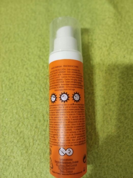 Слънцезащита 50+ spf Avene с цвят