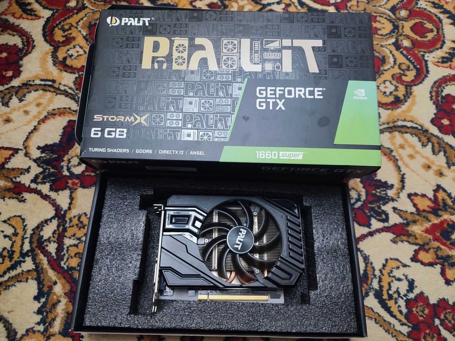 Продам видеокарту GTX 1660 Super Palit Storm X