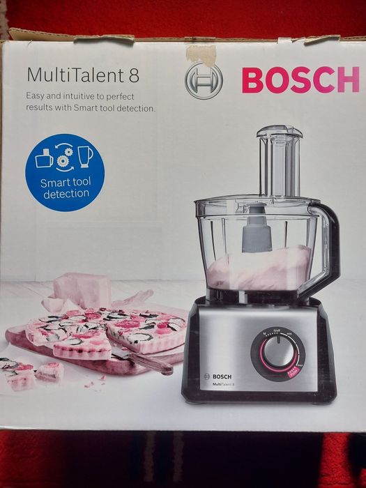 Robot de bucatarie BOSCH MultiTalent 8 MC812W620, vas 3.9l, blender 1.5l, 1100W