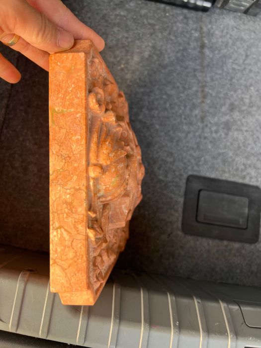 Stema FC Barcelona din marmura