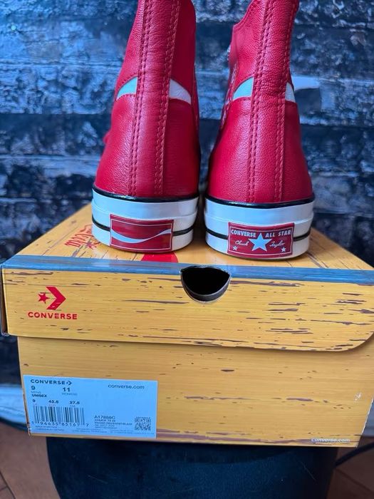 Converse Coca cola  Piele marimea 42 sau 43