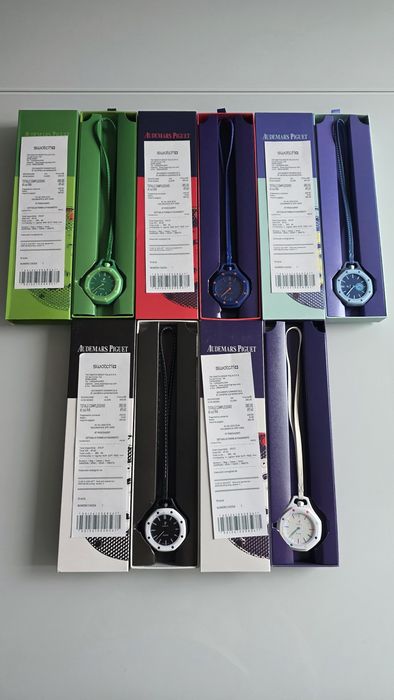 Ap x swatch royal pop