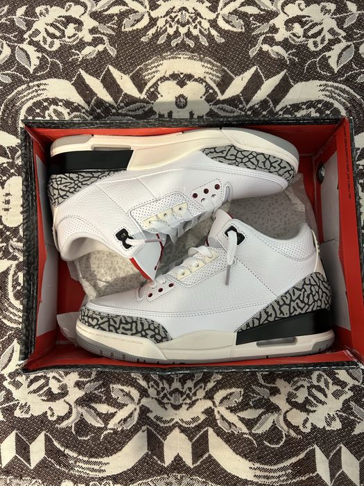 Jordan 3 White Cement