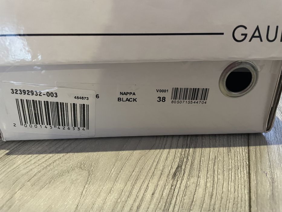 Pantofi GAUDI nappa black 38