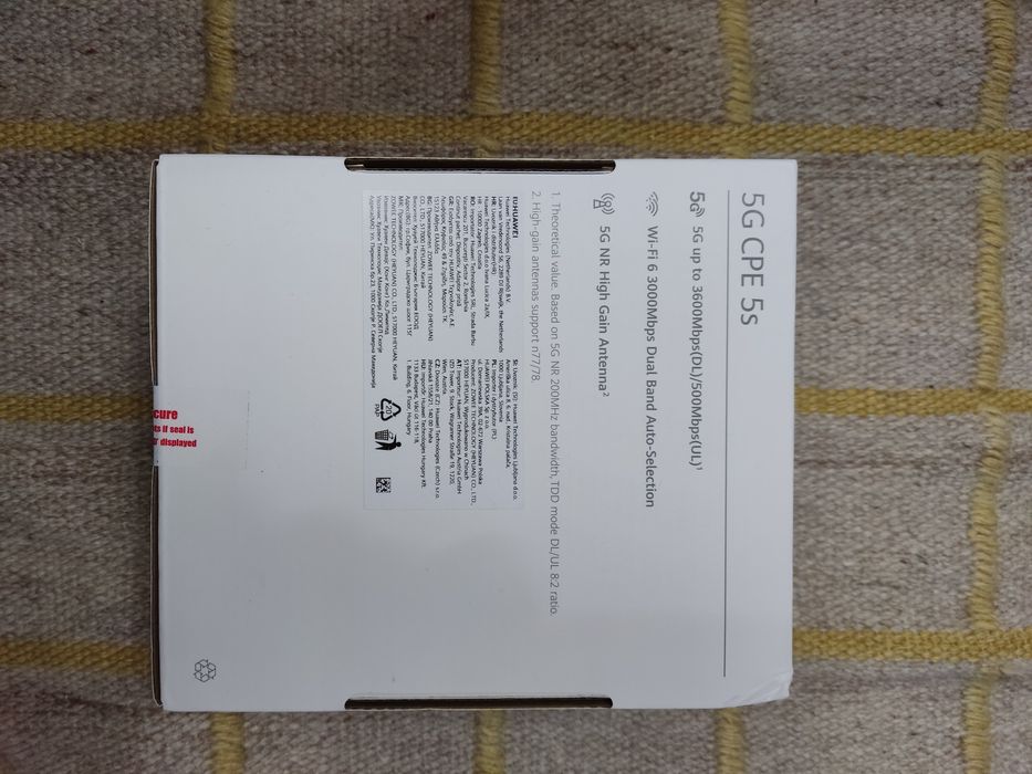 Router 5G Huawei 5G CPE 5s – Wi-Fi 6, viteză mare