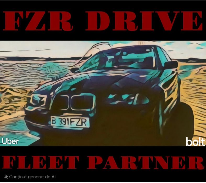 Flotă parteneră autorizată Uber/Bolt