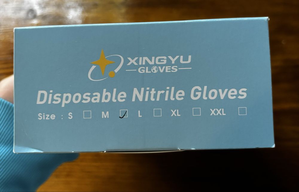 Нитрилни ръкавици М