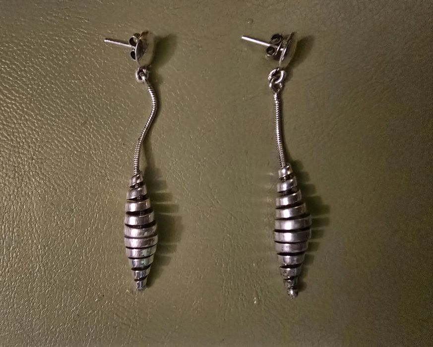 Cercei lungi eleganți, argint 925